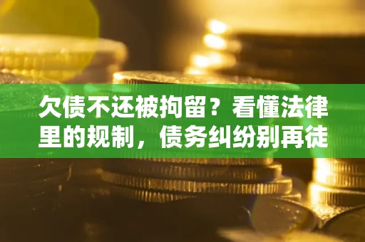 济南欠债不还被拘留？看懂法律里的规制，债务纠纷别再徒劳奔波