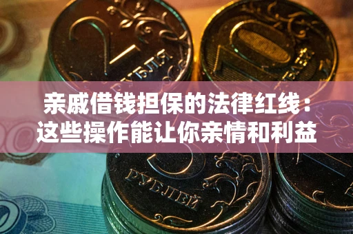 济南亲戚借钱担保的法律红线：这些操作能让你亲情和利益两不误