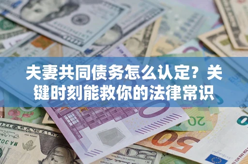 济南夫妻共同债务怎么认定？关键时刻能救你的法律常识